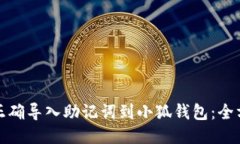 : 如何正确导入助记词到小